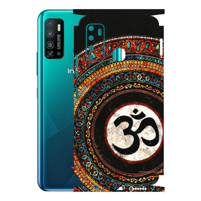 INFINIX Phone Skins (All Models) - Aum Chant Abstract - 3D Embossed Finish (L-42) Infinix Hot 9
