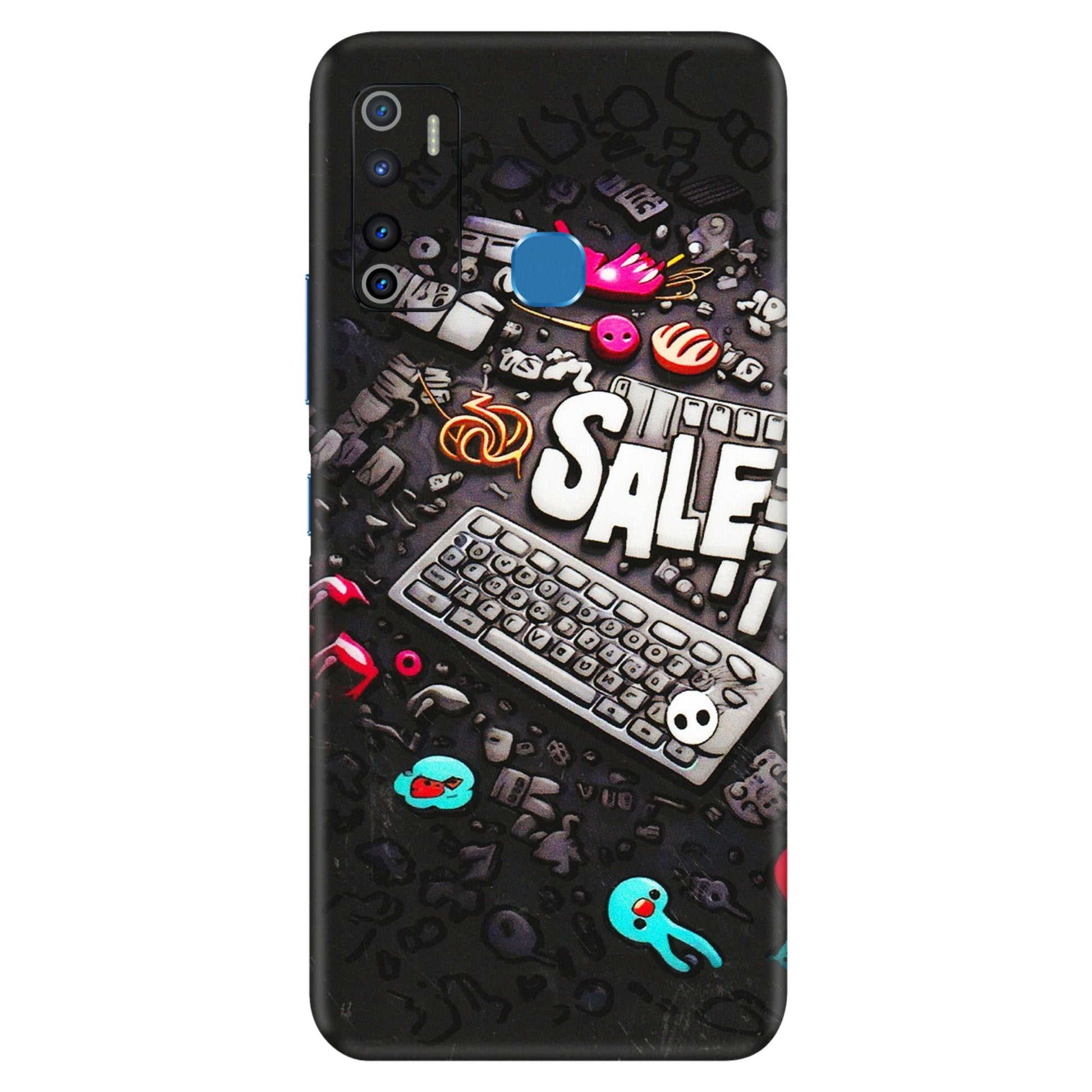 INFINIX Phone Skins (All Models) - Gadgets Sale - 3D Embossed Finish (L-50) Infinix Hot 9