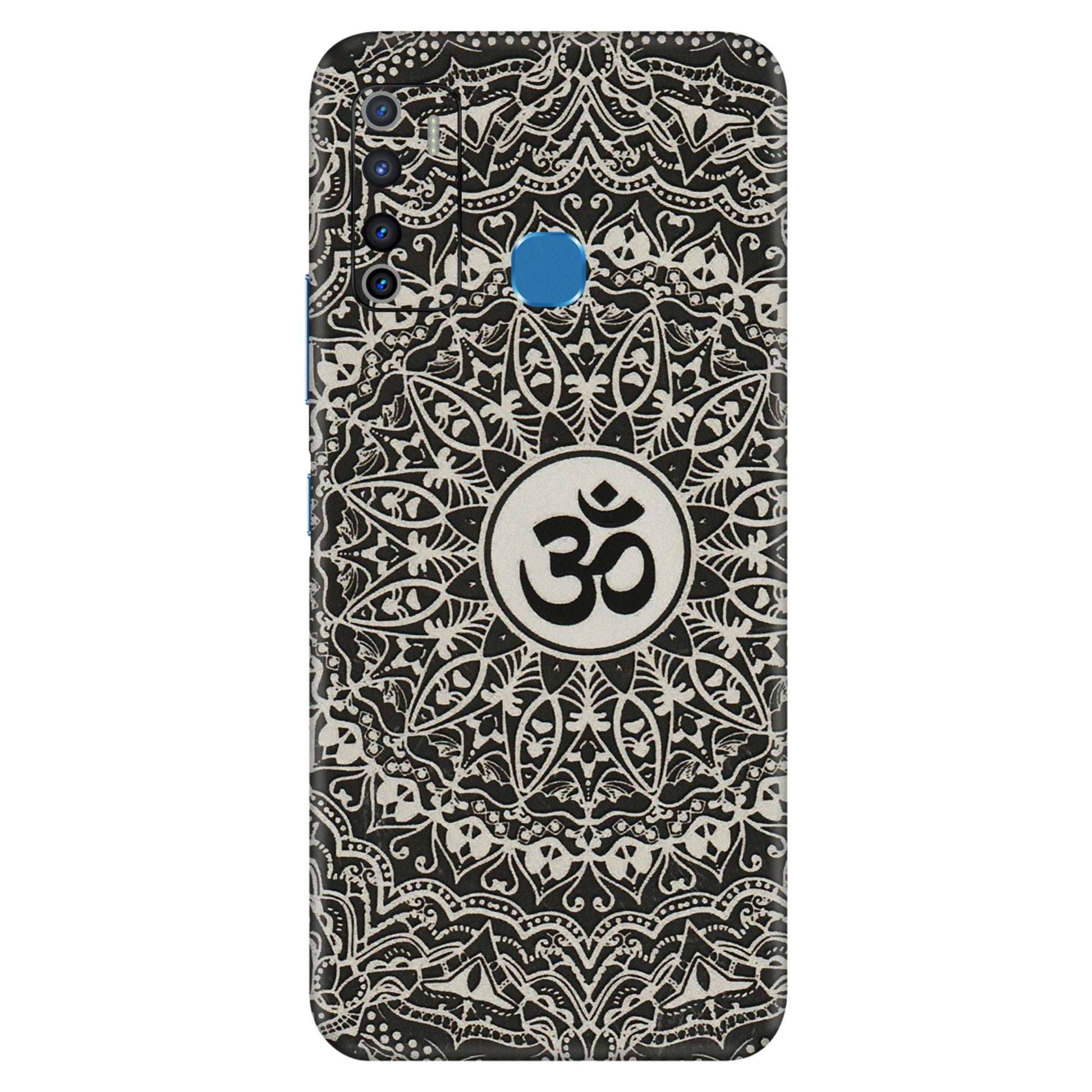 INFINIX Phone Skins (All Models) - Aum Elegant Mandala - 3D Embossed Finish (L-62) Infinix Hot 9