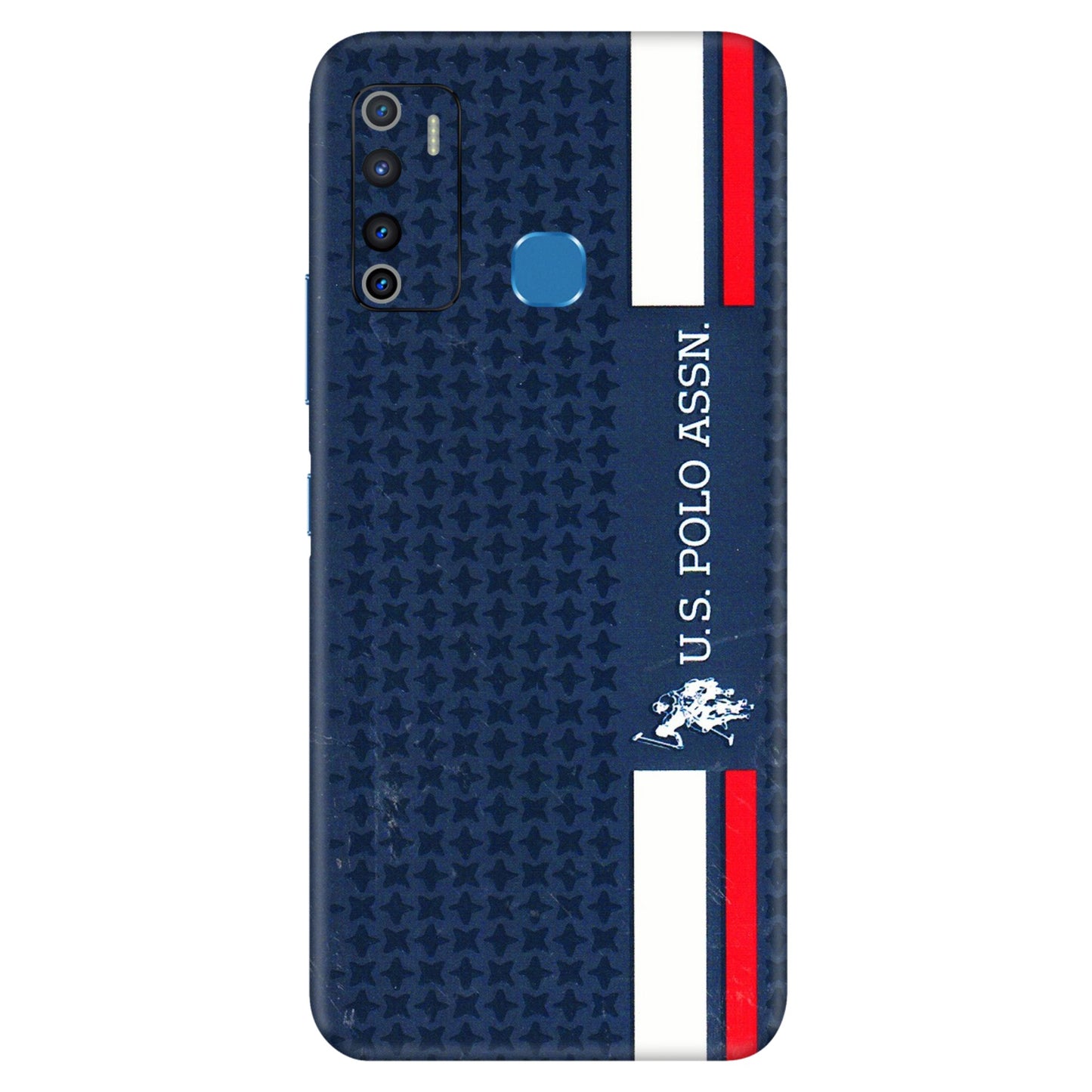 INFINIX Phone Skins (All Models) - US POLO Designer Brand - 3D Embossed Finish (L-65) Infinix Hot 9