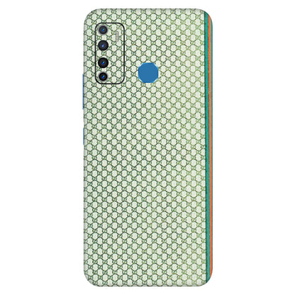 INFINIX Phone Skins (All Models) - Gucci Fabric Pattern - 3D Embossed Finish (L-73) Infinix Hot 9