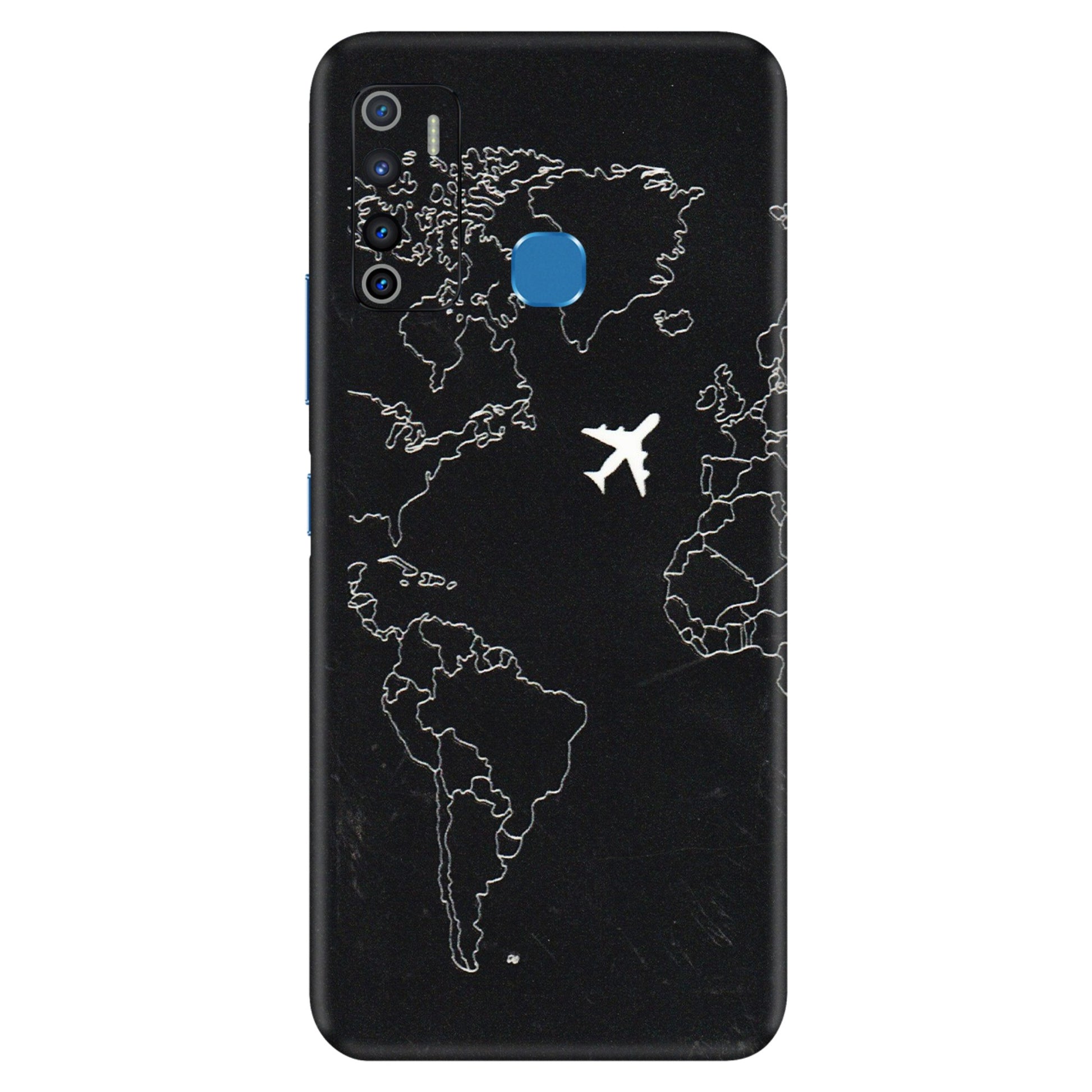 INFINIX Phone Skins (All Models) - Never Ending Travel - 3D Embossed Finish (L-79) Infinix Hot 9