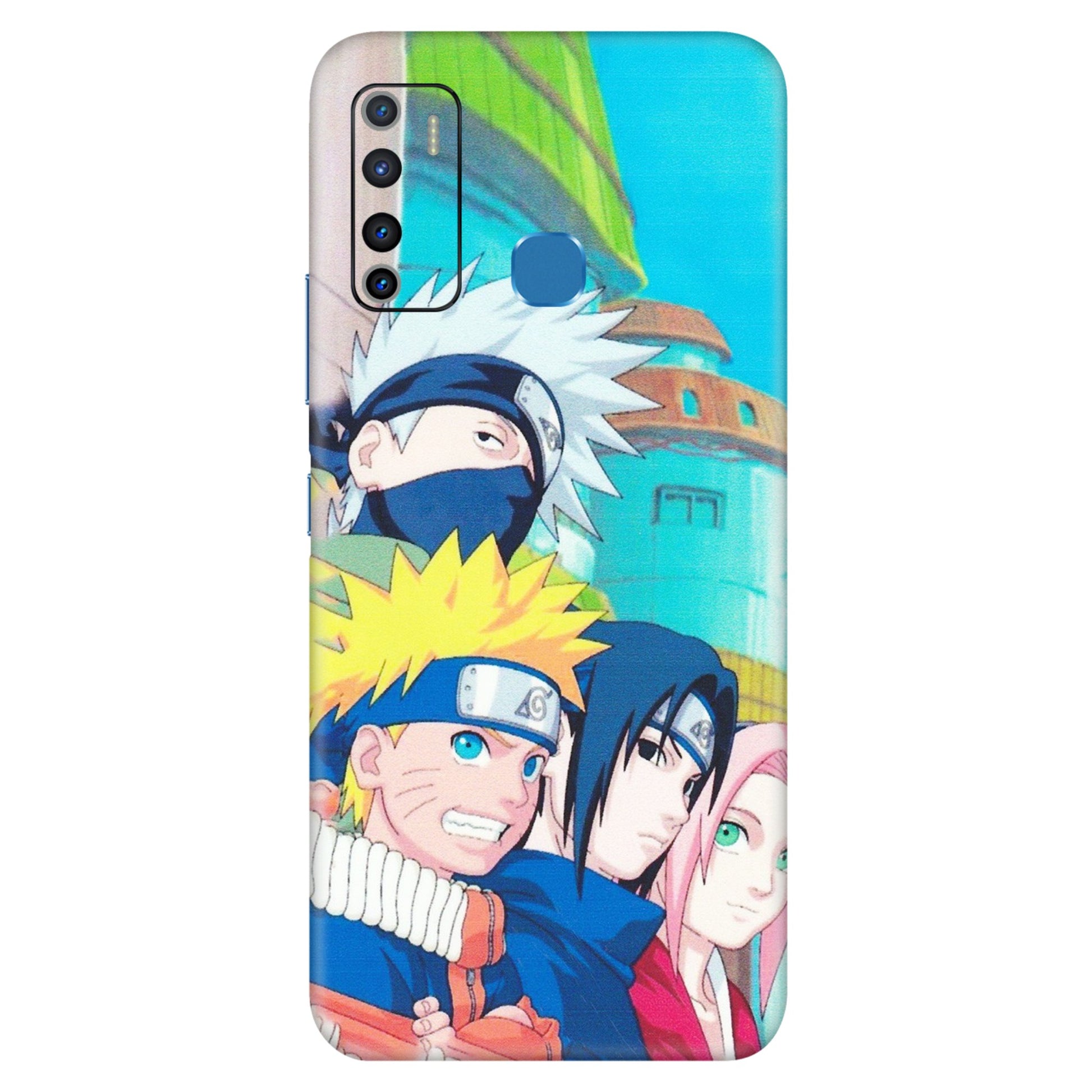 INFINIX Phone Skins (All Models) - Team Minato And Kakashi - Matte Finish (M-101) Infinix Hot 9