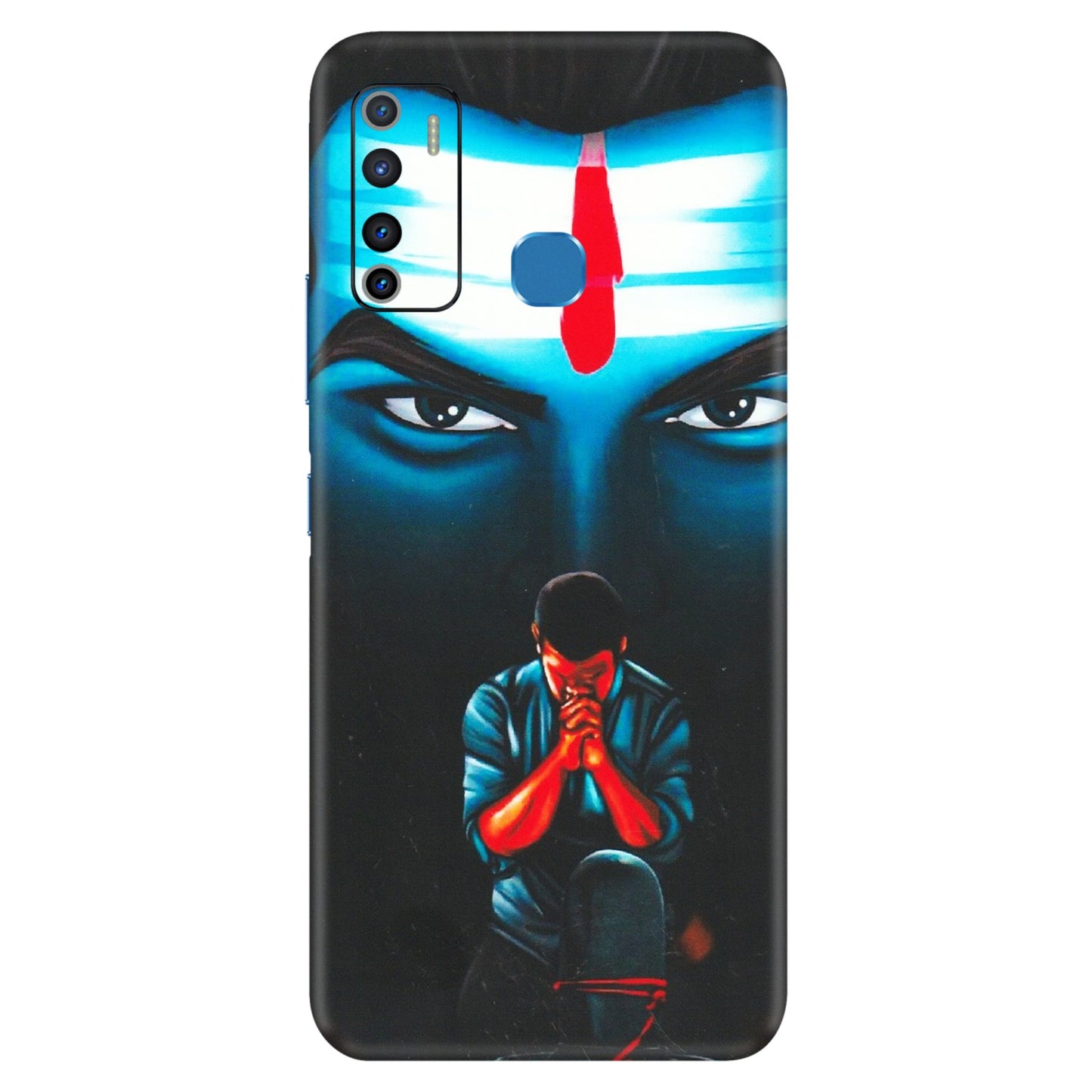 INFINIX Phone Skins (All Models) - Mahakal Bhakt - Matte Finish (M-112) Infinix Hot 9