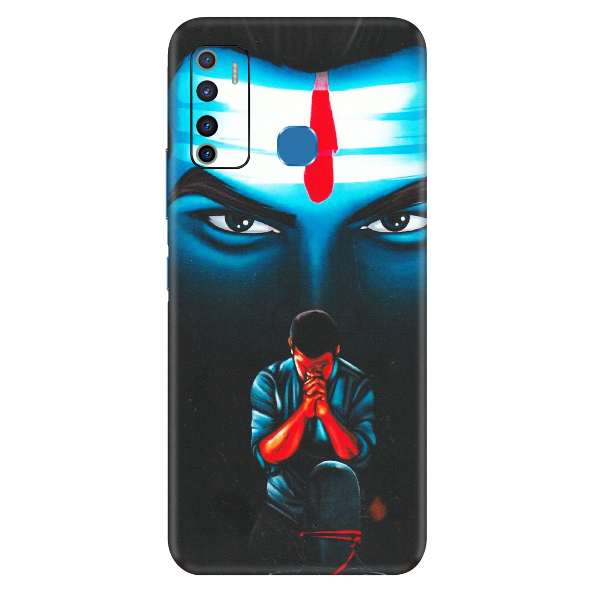 INFINIX Phone Skins (All Models) - Mahakal Bhakt - Matte Finish (M-112) Infinix Hot 9