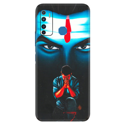 INFINIX Phone Skins (All Models) - Mahakal Bhakt - Matte Finish (M-112) Infinix Hot 9
