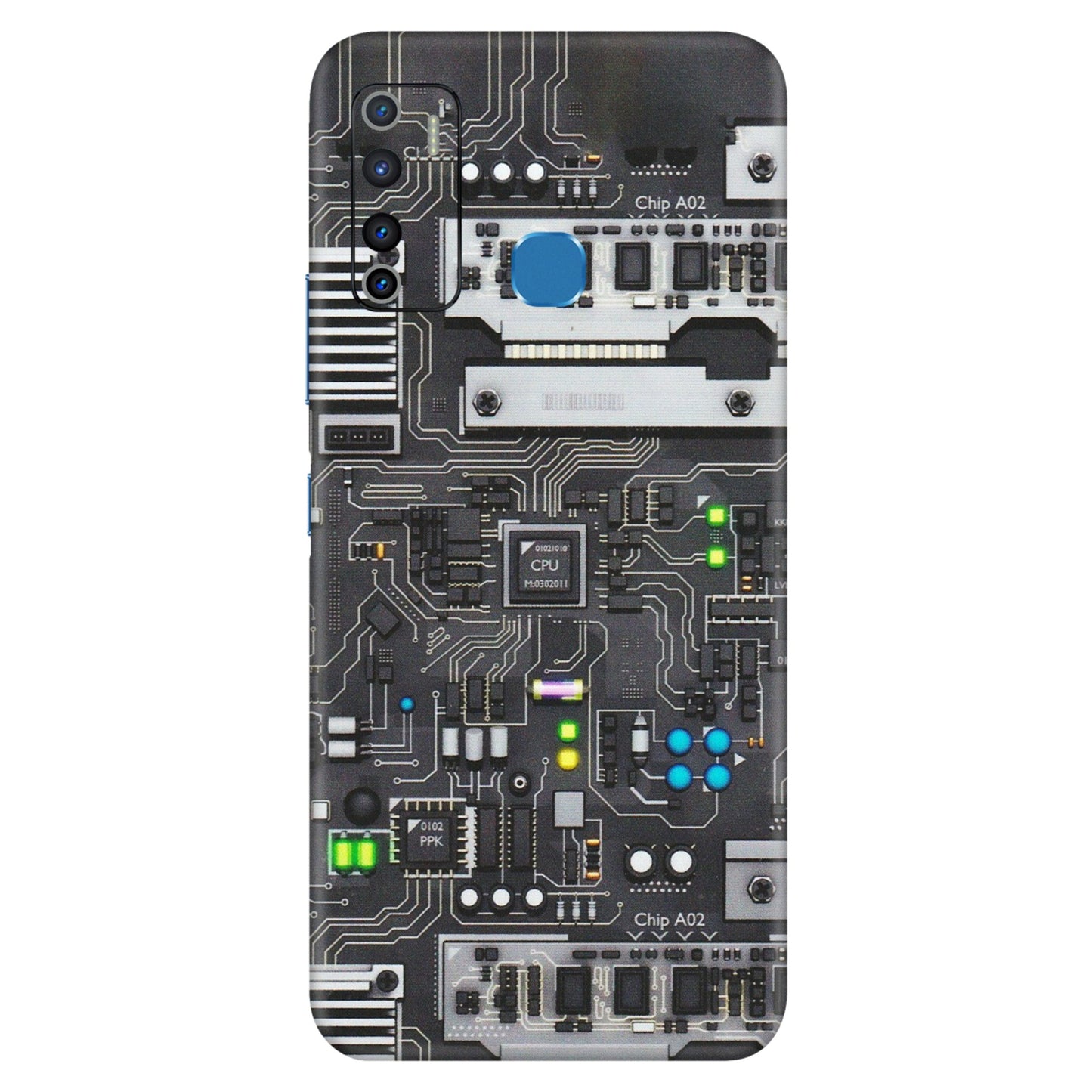 INFINIX Phone Skins (All Models) - Motherboard Internals - Matte Finish (M-135) Infinix Hot 9