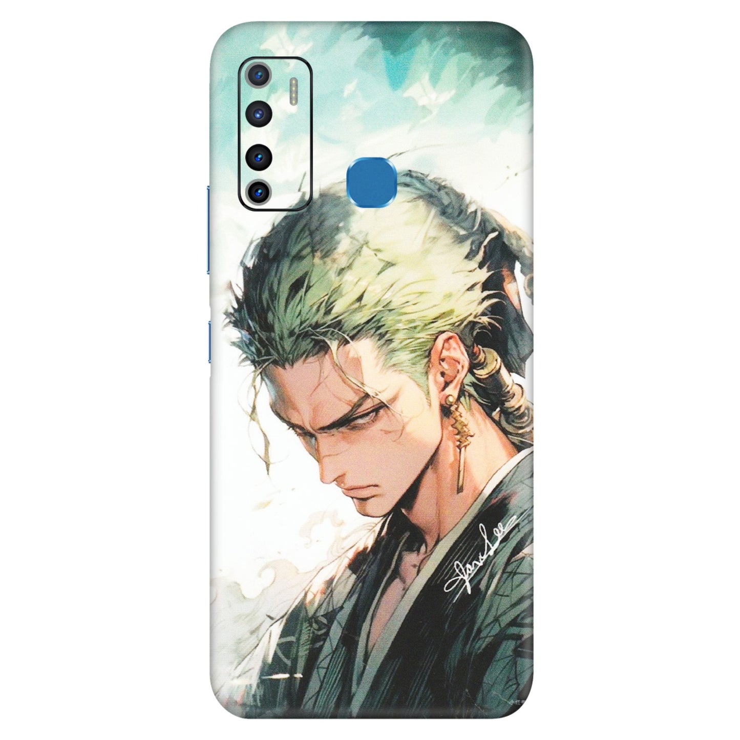 INFINIX Phone Skins (All Models) - Pirate Hunter One Piece Anime - Matte Finish (M-157) Infinix Hot 9