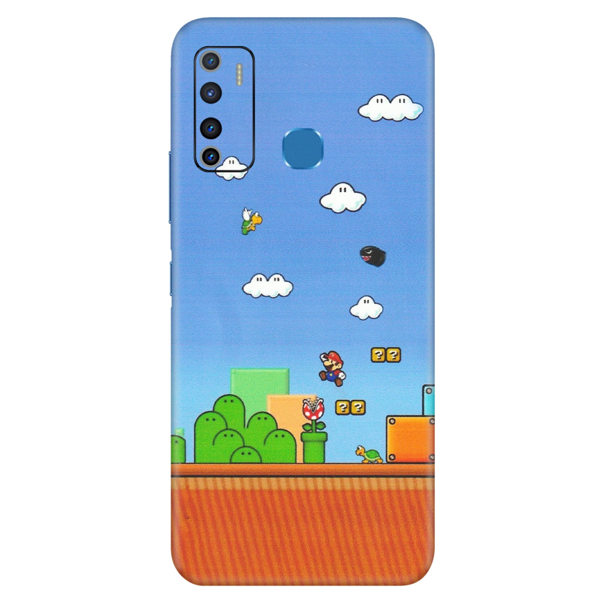 INFINIX Phone Skins (All Models) - Mario Game Scene - Matte Finish (M-24) Infinix Hot 9