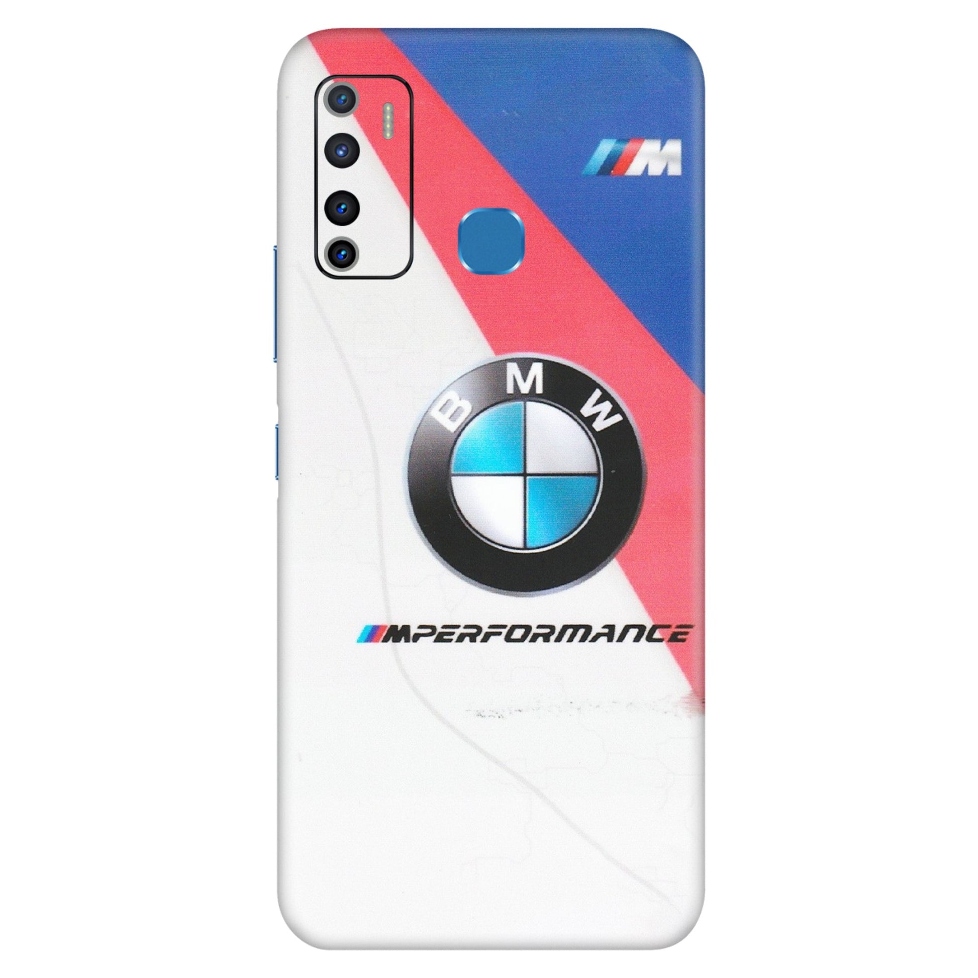 INFINIX Phone Skins (All Models) - BMW Logo Performance - Matte Finish (M-27) Infinix Hot 9