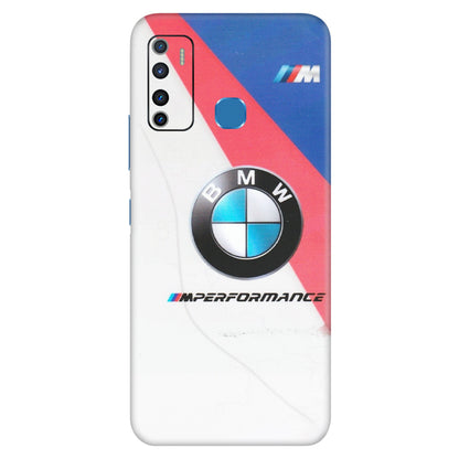 INFINIX Phone Skins (All Models) - BMW Logo Performance - Matte Finish (M-27) Infinix Hot 9