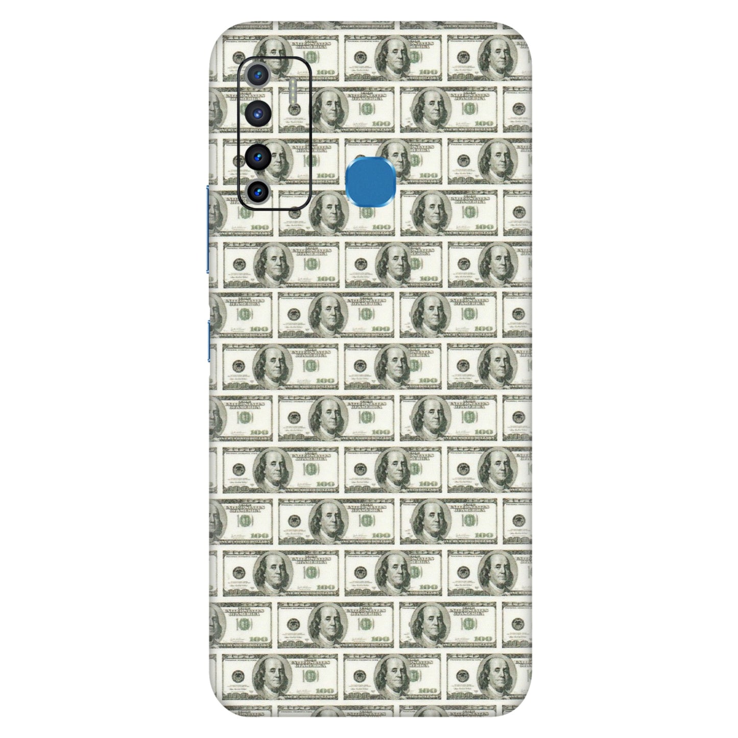 INFINIX Phone Skins (All Models) - I Love Dollars - Matte Finish (M-40) Infinix Hot 9