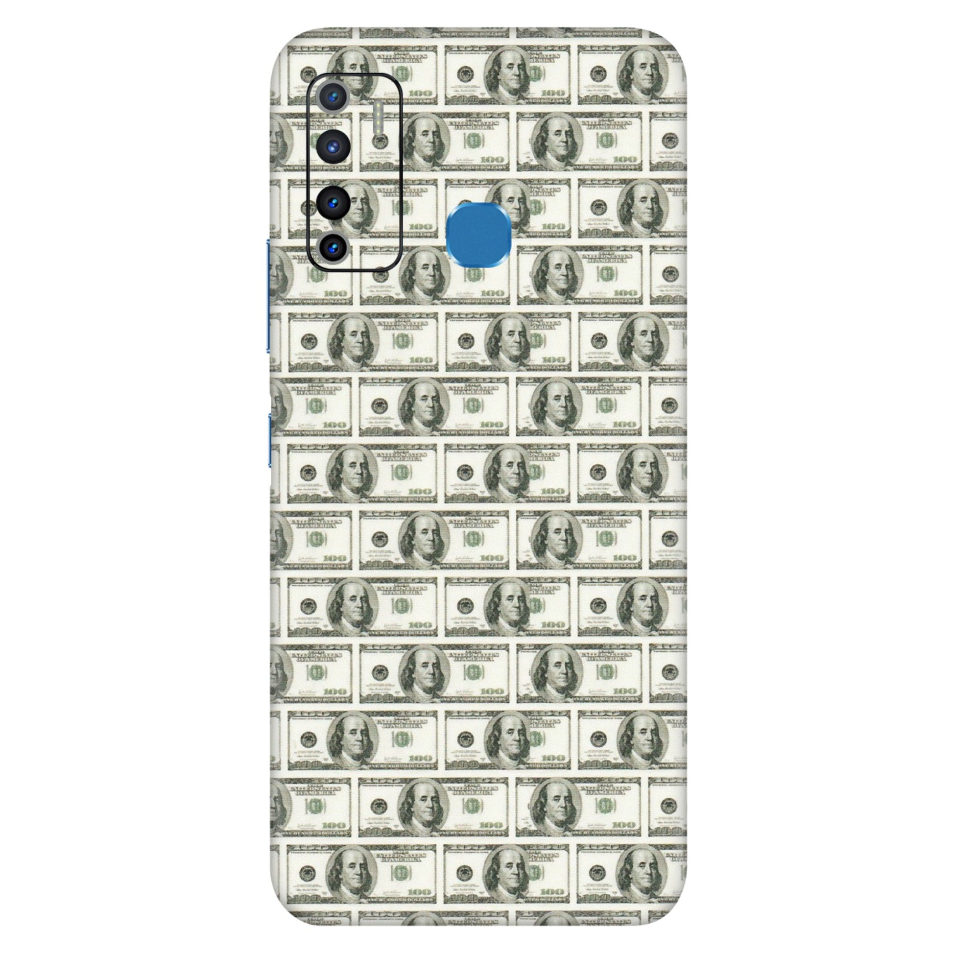 INFINIX Phone Skins (All Models) - I Love Dollars - Matte Finish (M-40) Infinix Hot 9