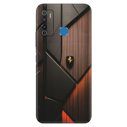 INFINIX Phone Skins (All Models) - Lambo Beauty Wood Pattern Sober - Matte Finish (M-51) Infinix Hot 9