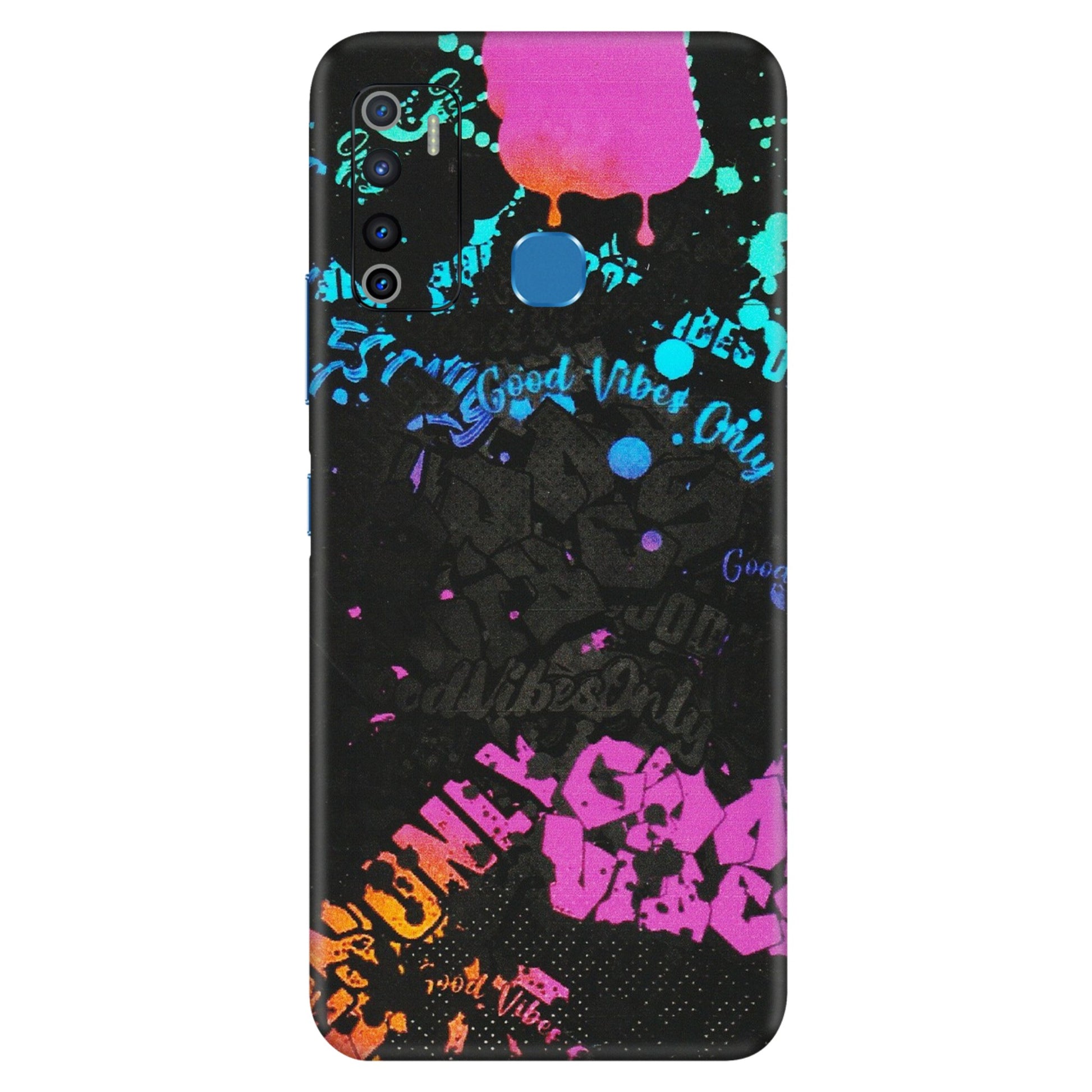 INFINIX Phone Skins (All Models) - Majestic Black Vibes - Matte Finish (M-62) Infinix Hot 9