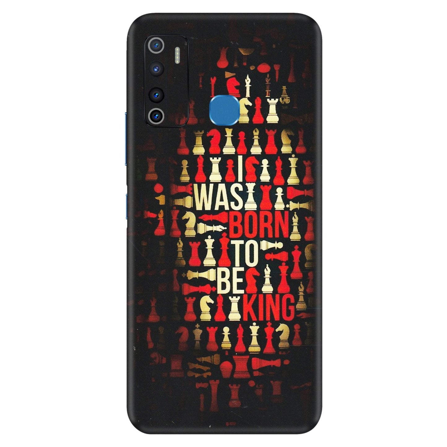 INFINIX Phone Skins (All Models) - Born To Be King - Matte Finish (M-73) Infinix Hot 9