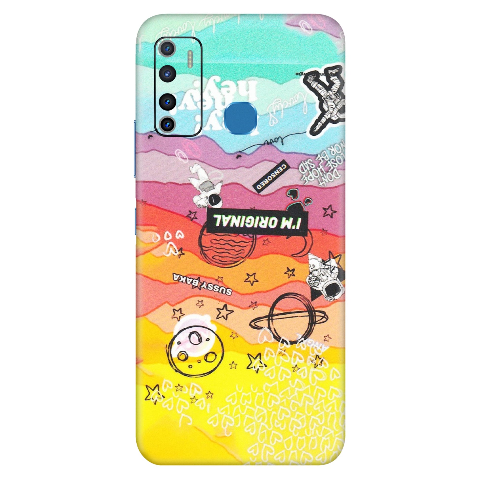 INFINIX Phone Skins (All Models) - The Original Astronaut - Matte Finish (M-79) Infinix Hot 9