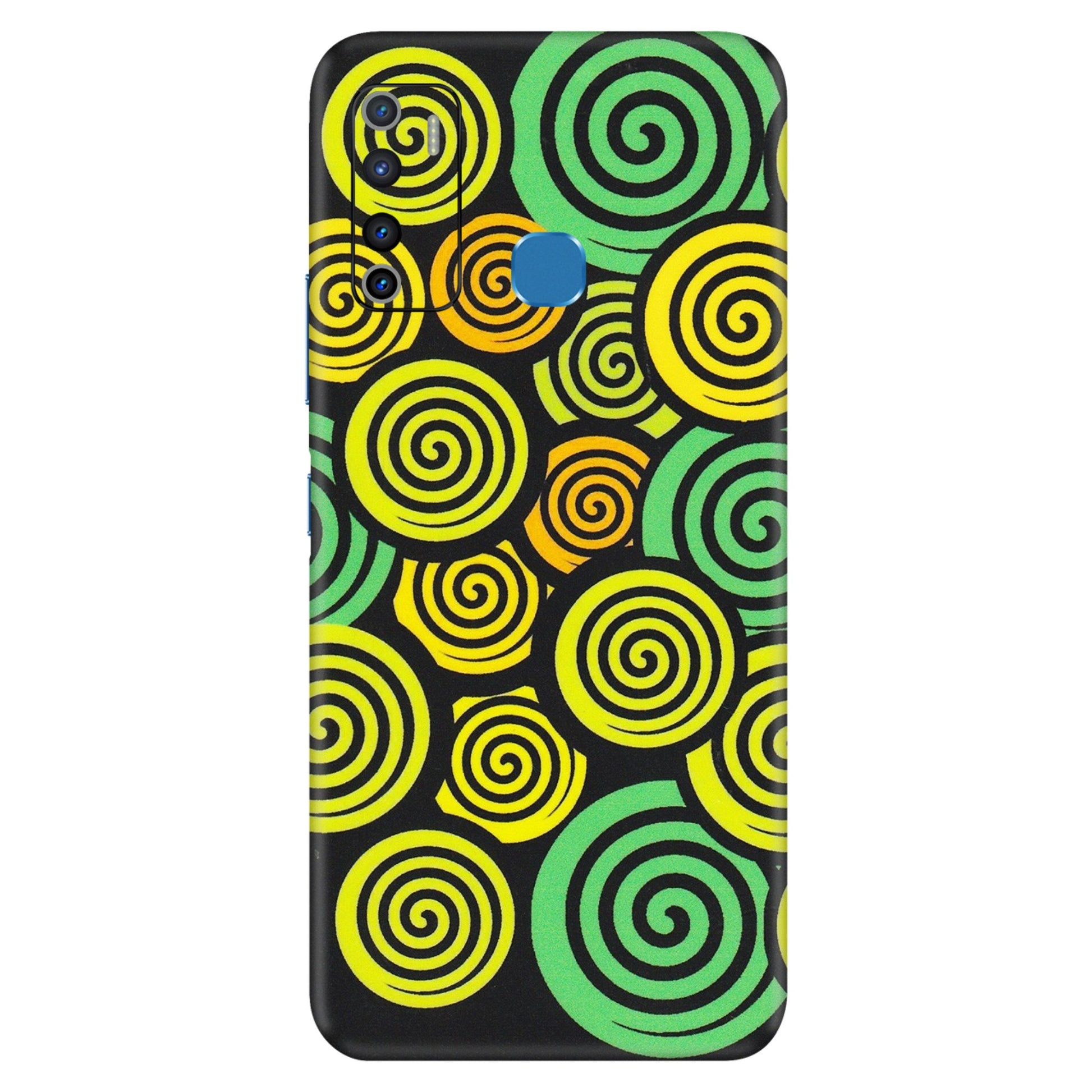 INFINIX Phone Skins (All Models) - Crazy Spiral - Matte Finish (M-91) Infinix Hot 9