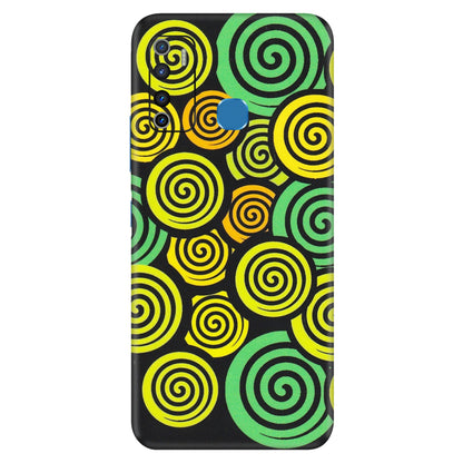 INFINIX Phone Skins (All Models) - Crazy Spiral - Matte Finish (M-91) Infinix Hot 9