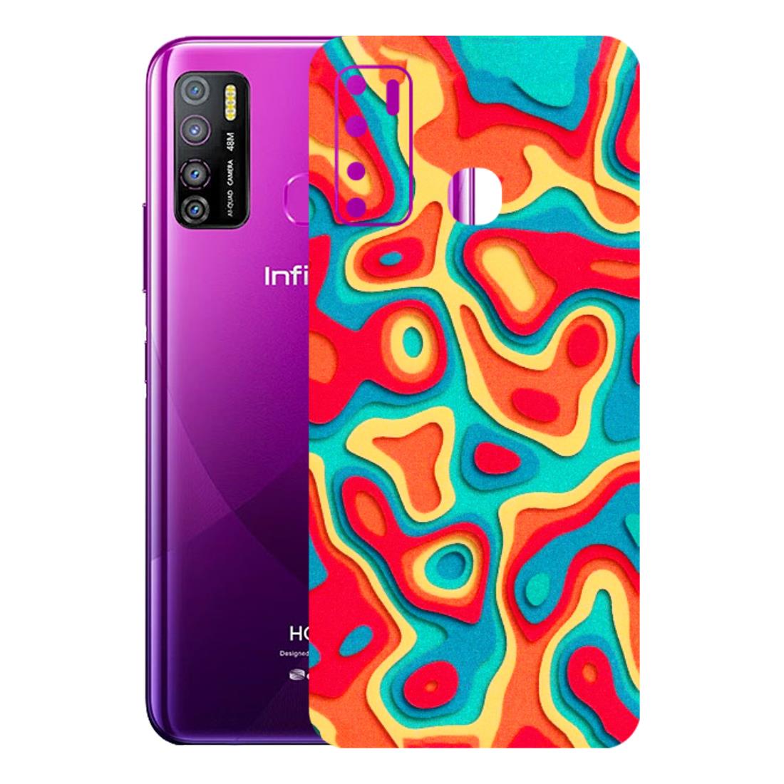 INFINIX Phone Skins (All Models) - Abstract Swirl - 3D Embossed Finish (L-150) Infinix Hot 9 PRO
