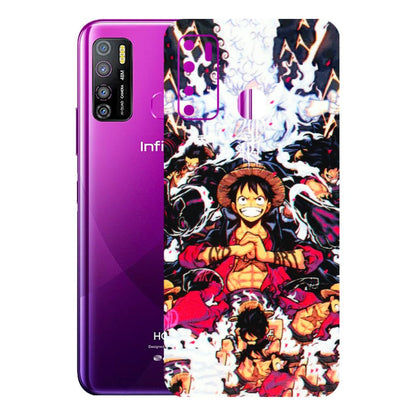INFINIX Phone Skins (All Models) - Luffy Anime Character - 3D Embossed Finish (L-203) Infinix Hot 9 PRO