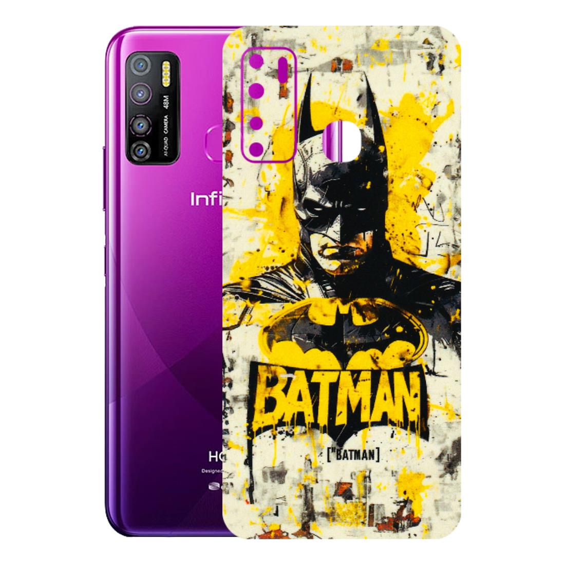 INFINIX Phone Skins (All Models) - Batman Yellow BT - 3D Embossed Finish (L-304) Infinix Hot 9 PRO
