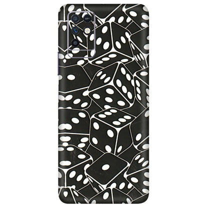 INFINIX Phone Skins (All Models) - Big Black Dices - 3D Embossed Finish (L-106) Infinix Note 10