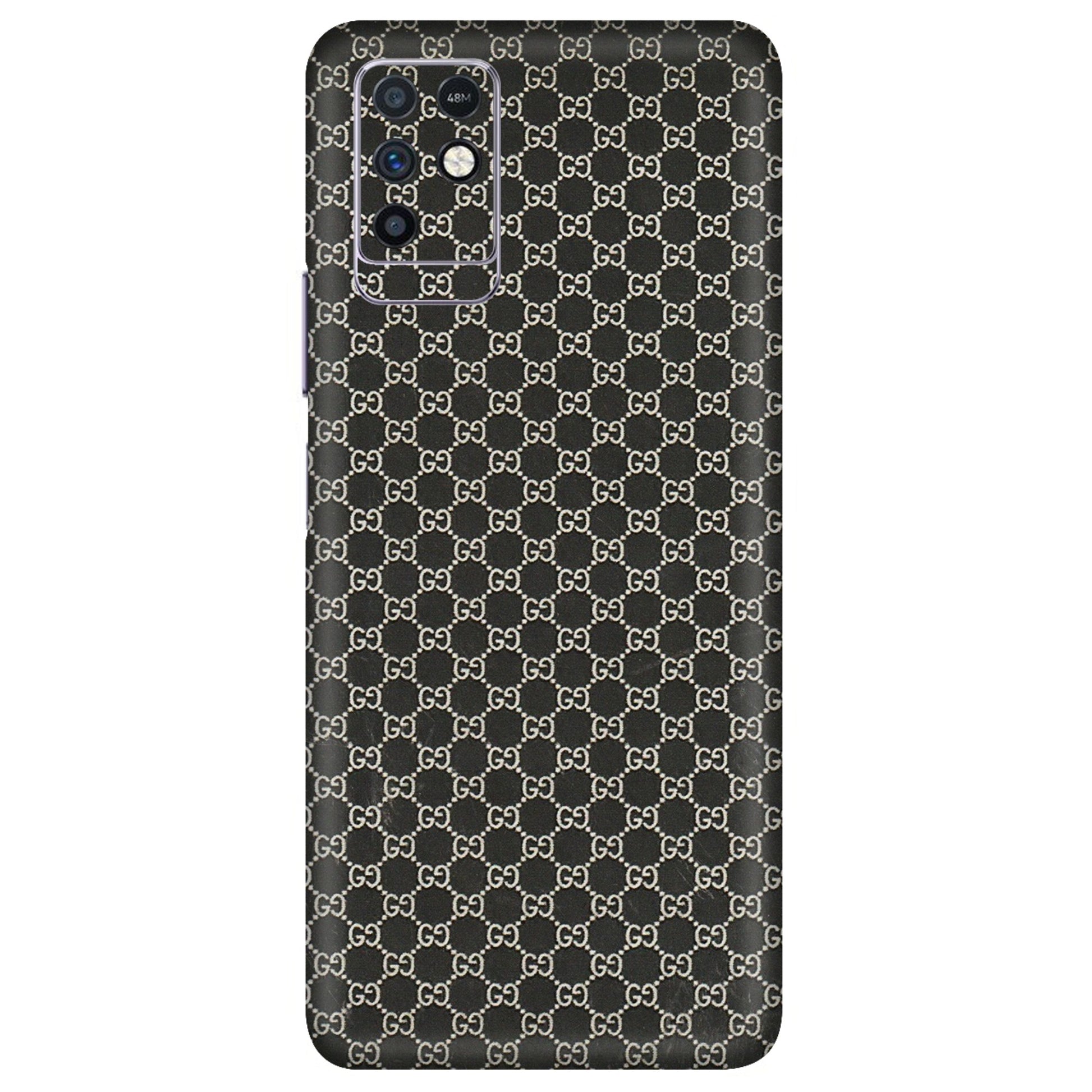 INFINIX Phone Skins (All Models) - Black G Print - 3D Embossed Finish (L-109) Infinix Note 10