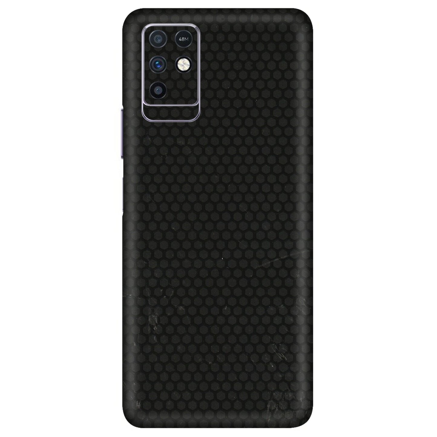 INFINIX Phone Skins (All Models) - Black honeycomb - 3D Embossed Finish (L-114) Infinix Note 10