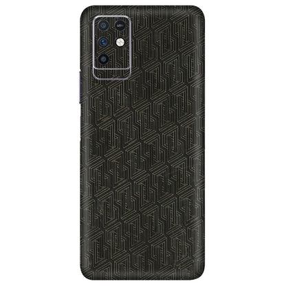 INFINIX Phone Skins (All Models) - Black Abstract Pattern - 3D Embossed Finish (L-117) Infinix Note 10