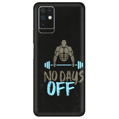INFINIX Phone Skins (All Models) - Gym Lover - 3D Embossed Finish (L-127) Infinix Note 10