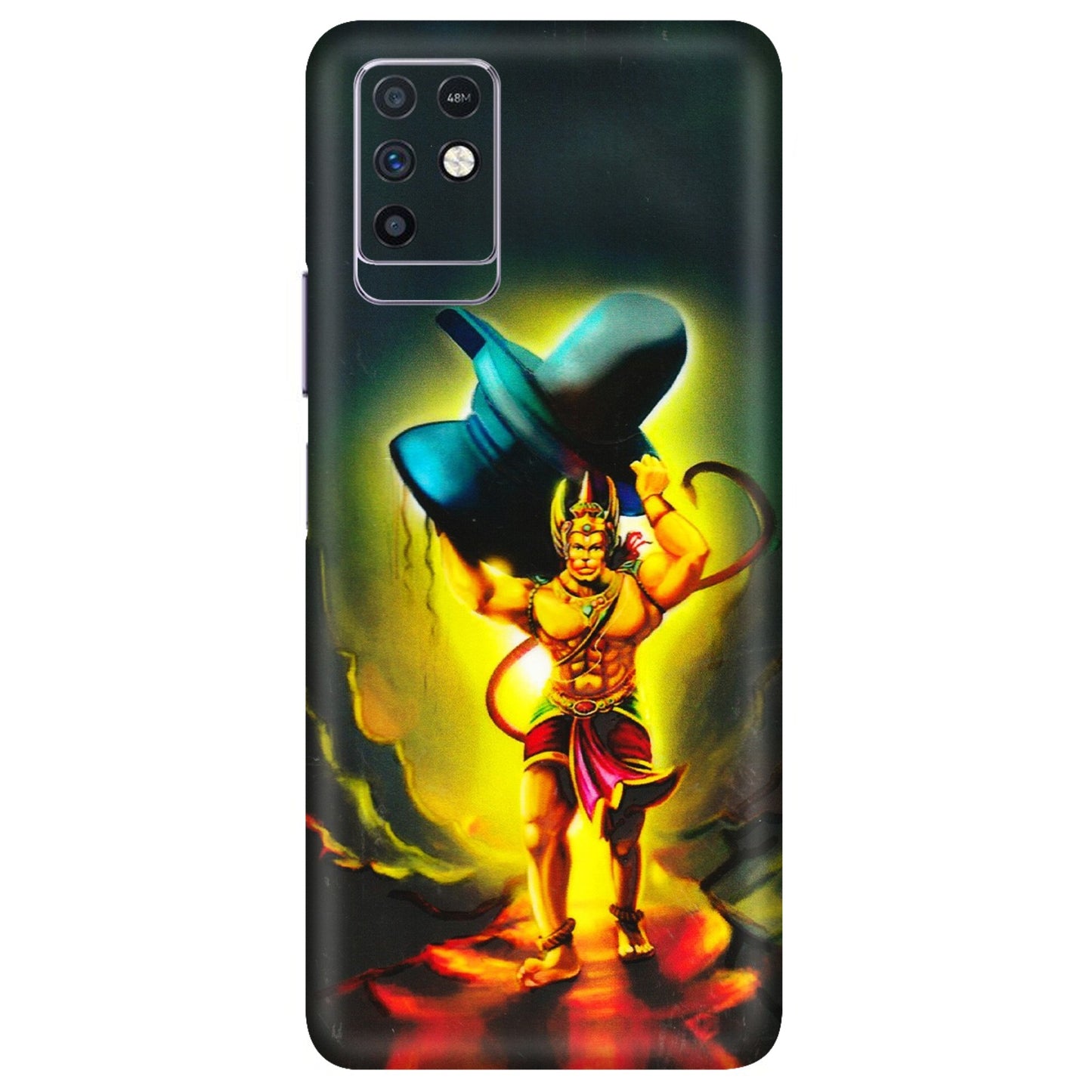 INFINIX Phone Skins (All Models) - Hanuman Ji - 3D Embossed Finish (L-128) Infinix Note 10
