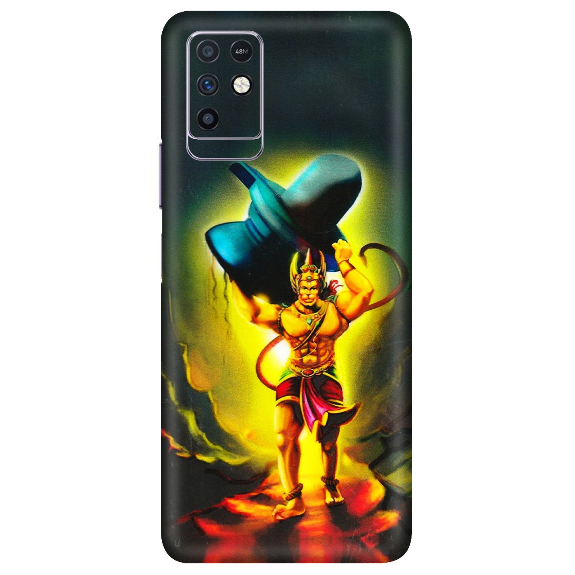 INFINIX Phone Skins (All Models) - Hanuman Ji - 3D Embossed Finish (L-128) Infinix Note 10