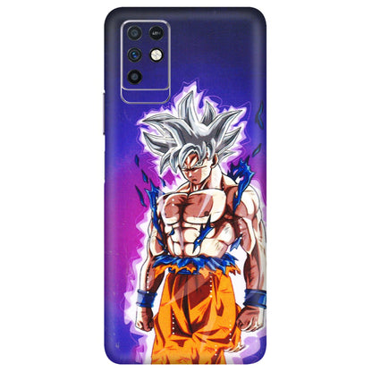 INFINIX Phone Skins (All Models) - Goku Purple Anime - 3D Embossed Finish (L-147) Infinix Note 10