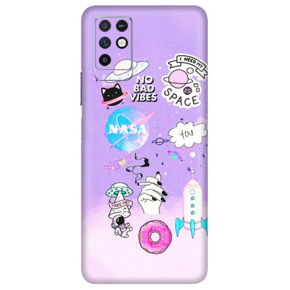 INFINIX Phone Skins (All Models) - I Need My Nasa Skin - 3D Embossed Finish (L-149) Infinix Note 10