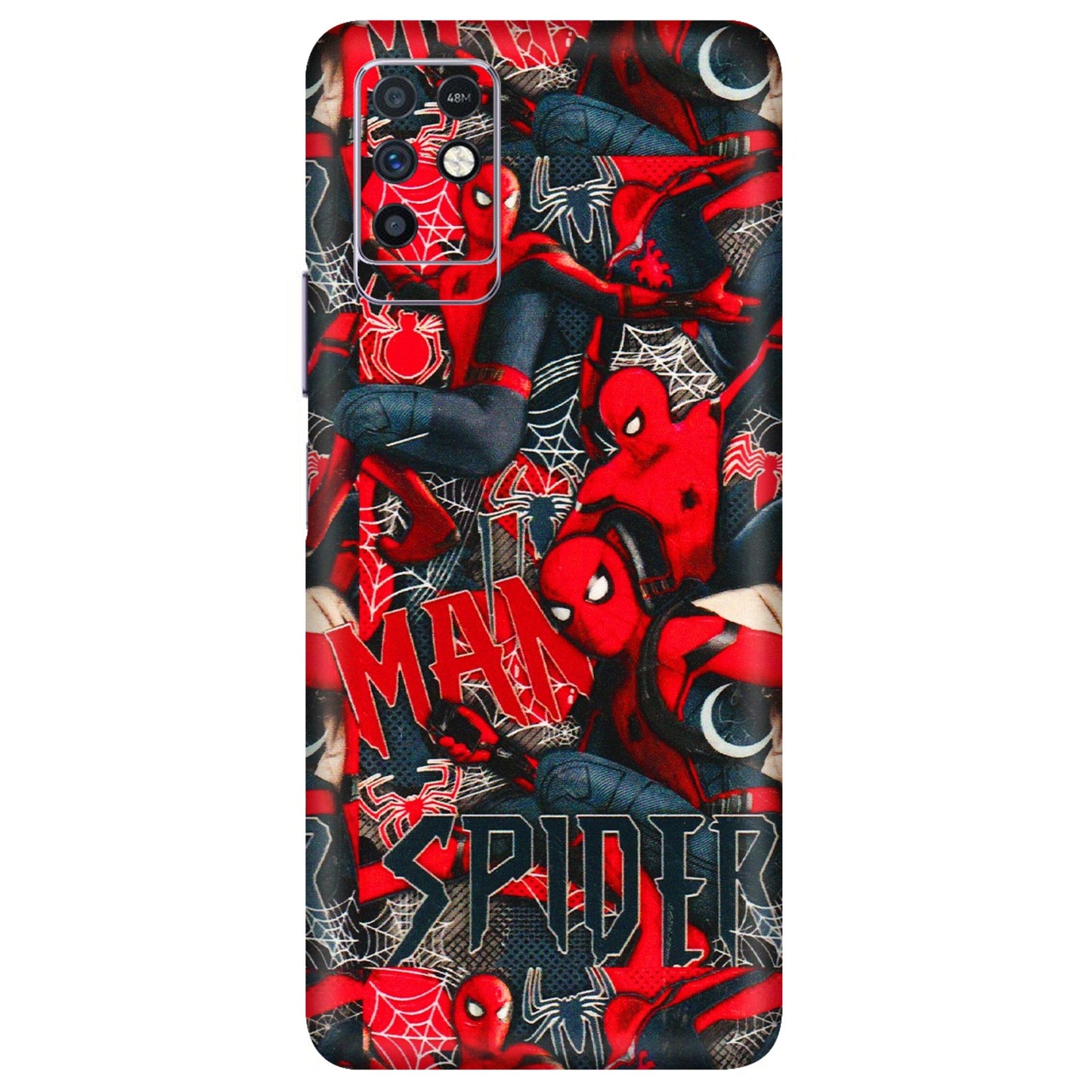 INFINIX Phone Skins (All Models) - SpiderMan Cool - 3D Embossed Finish (L-188) Infinix Note 10