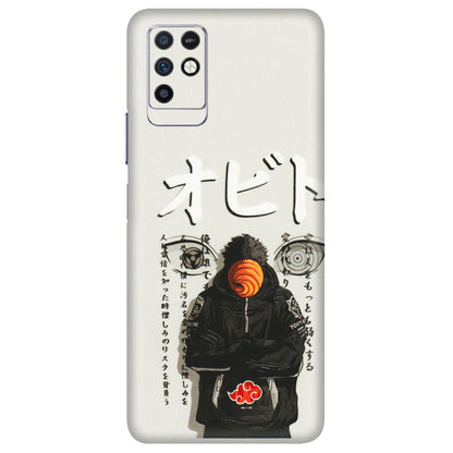 INFINIX Phone Skins (All Models) - Obito Anime Eye - 3D Embossed Finish (L-19) Infinix Note 10