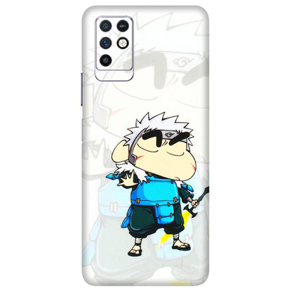 INFINIX Phone Skins (All Models) - Angry Young Shinchan - 3D Embossed Finish (L-226) Infinix Note 10