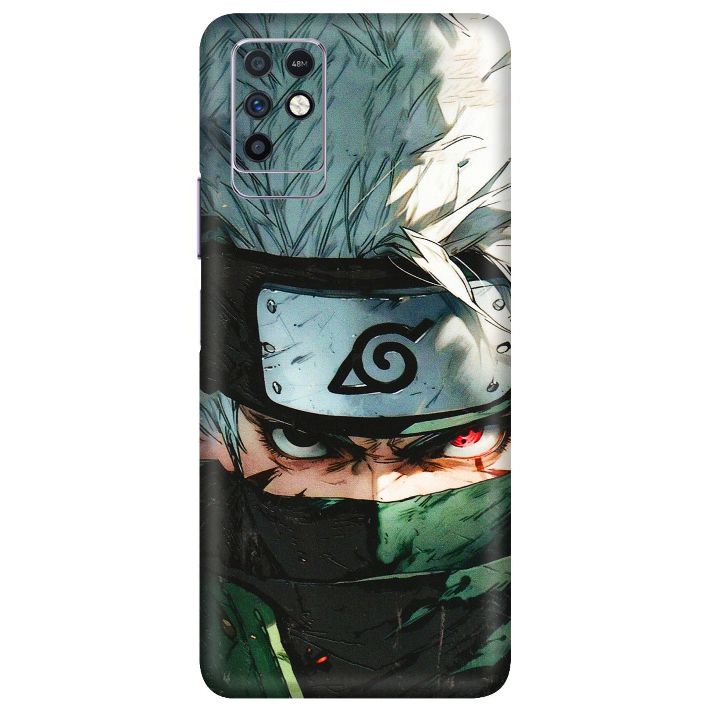 INFINIX Phone Skins (All Models) - Kakashi Red Eye Focus - 3D Embossed Finish (L-227) Infinix Note 10