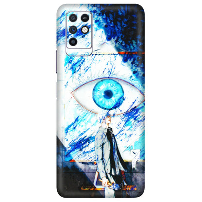 INFINIX Phone Skins (All Models) - Gojo Satoru evil eye - 3D Embossed Finish (L-239) Infinix Note 10