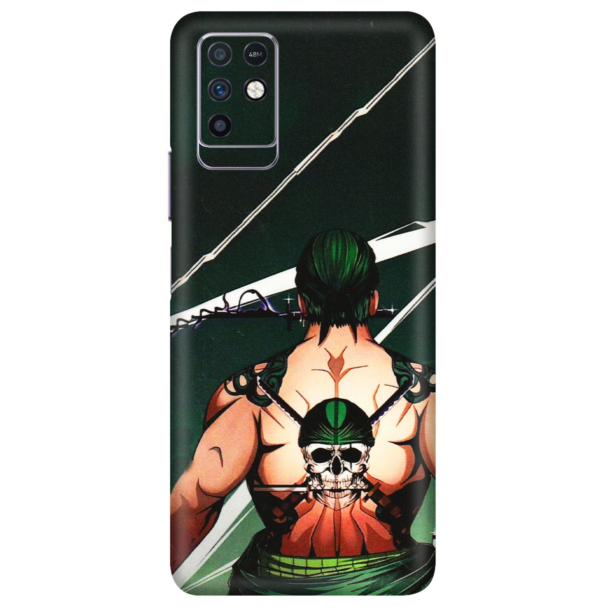 INFINIX Phone Skins (All Models) - Zoro Anime - 3D Embossed Finish (L-23) Infinix Note 10