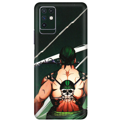 INFINIX Phone Skins (All Models) - Zoro Anime - 3D Embossed Finish (L-23) Infinix Note 10