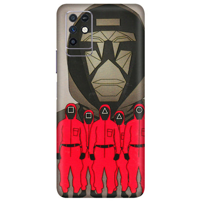 INFINIX Phone Skins (All Models) - Squid Game Hero - 3D Embossed Finish (L-245) Infinix Note 10