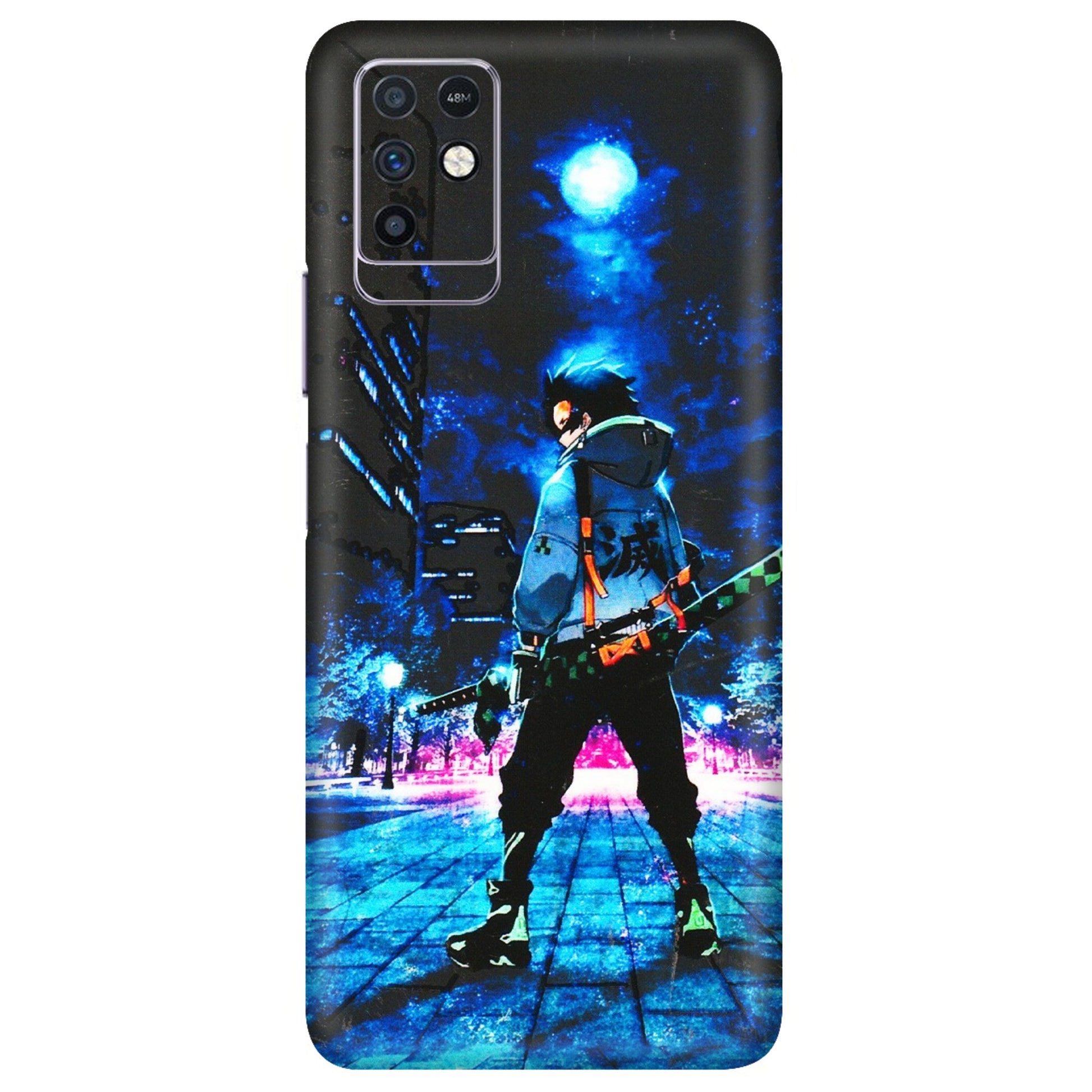 INFINIX Phone Skins (All Models) - Demon Slayer Sword - 3D Embossed Finish (L-247) Infinix Note 10