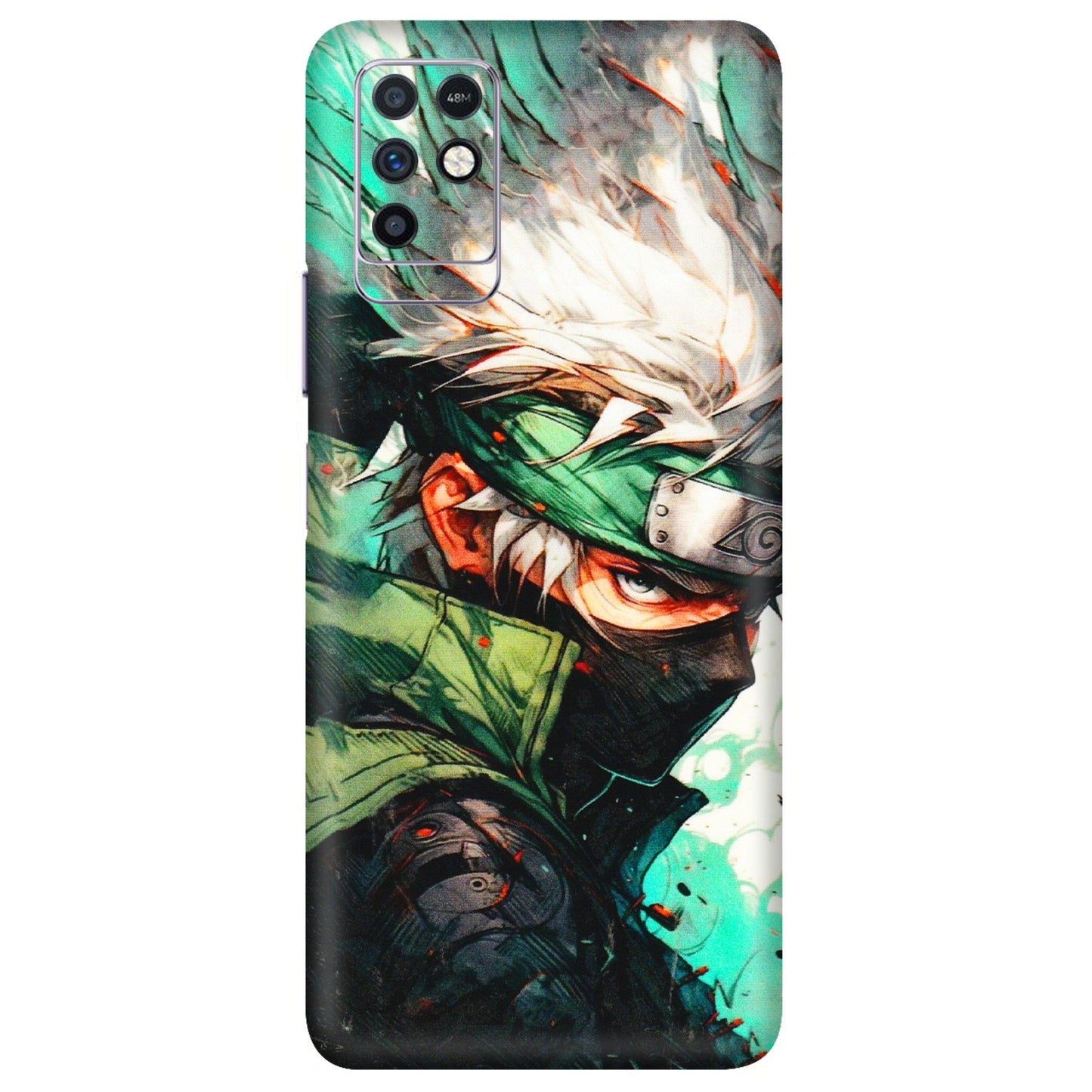 INFINIX Phone Skins (All Models) - Kakashi Side Profile - 3D Embossed Finish (L-249) Infinix Note 10