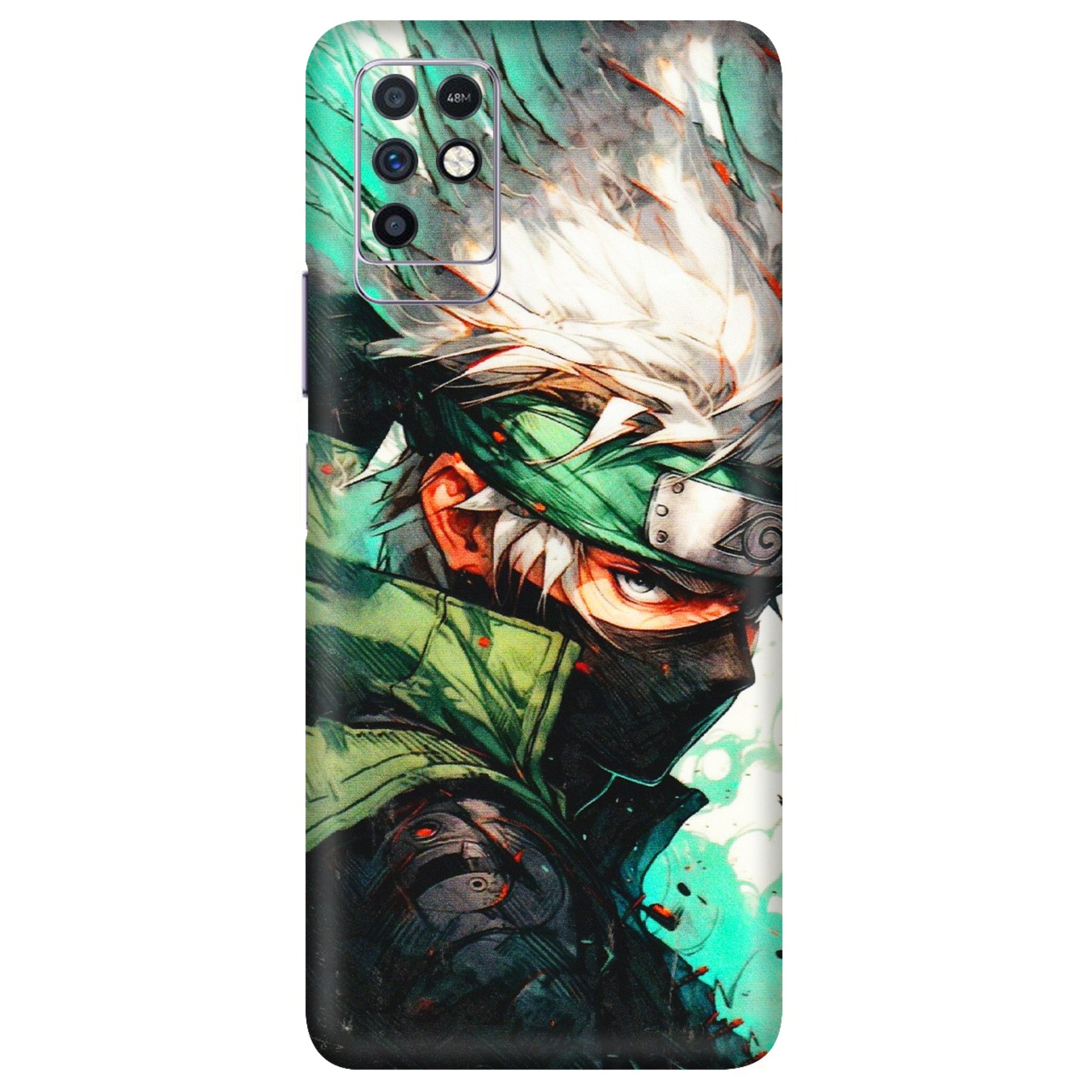 INFINIX Phone Skins (All Models) - Kakashi Side Profile - 3D Embossed Finish (L-249) Infinix Note 10