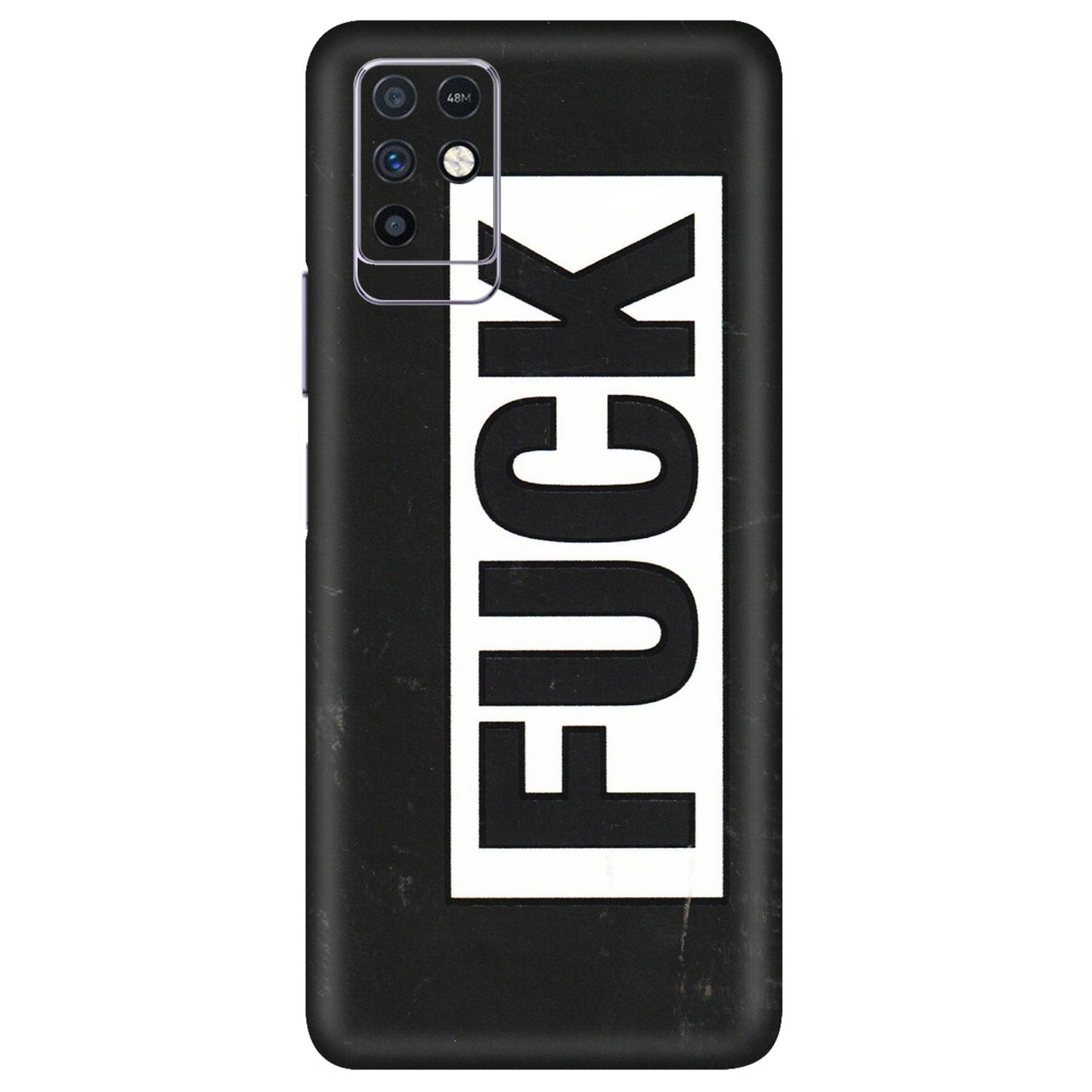 INFINIX Phone Skins (All Models) - The F Word - 3D Embossed Finish (L-255) Infinix Note 10