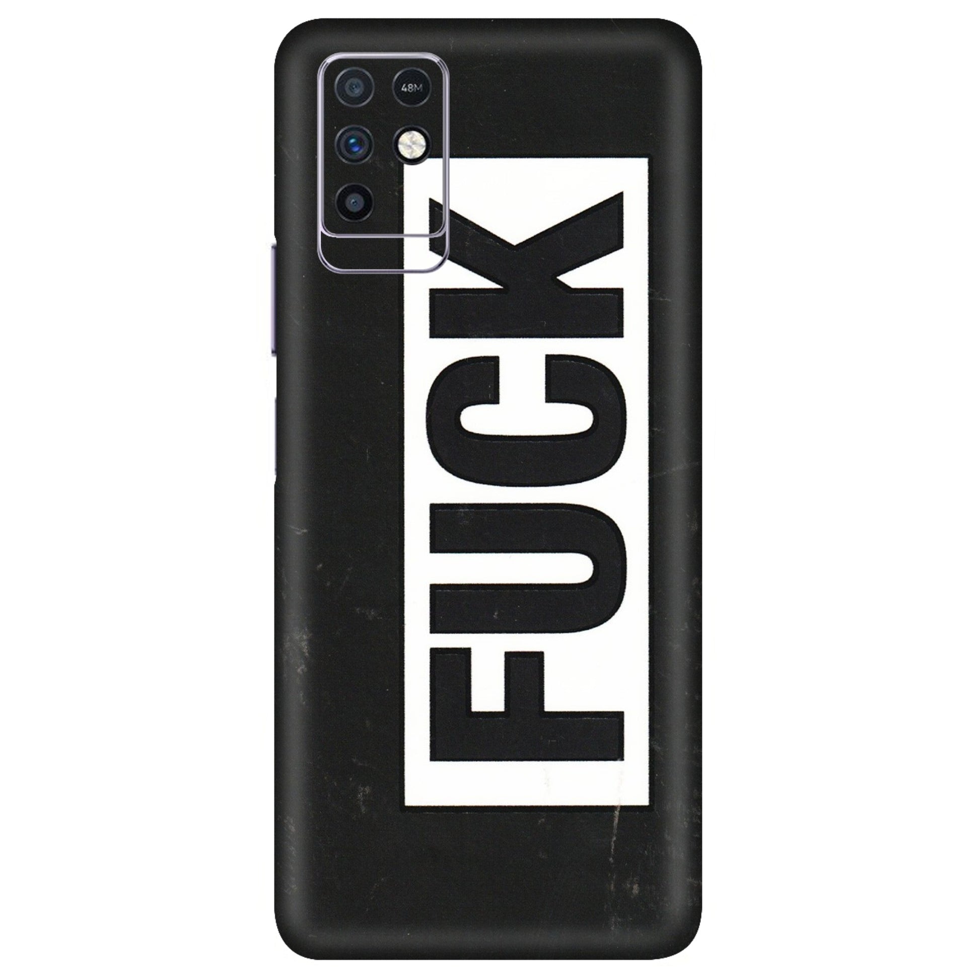INFINIX Phone Skins (All Models) - The F Word - 3D Embossed Finish (L-255) Infinix Note 10