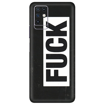 INFINIX Phone Skins (All Models) - The F Word - 3D Embossed Finish (L-255) Infinix Note 10