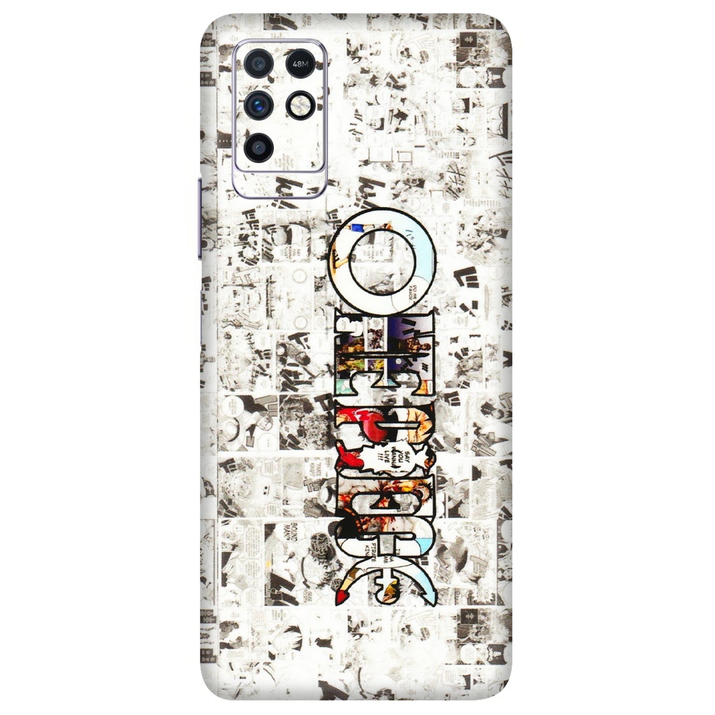 INFINIX Phone Skins (All Models) - One Piece Manga - 3D Embossed Finish (L-26) Infinix Note 10